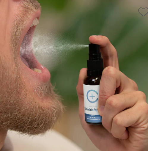 bioprotech GmbH Einschlafspray, Orangengeschmack, 0,5 mg Melatonin pro Sprühstoß