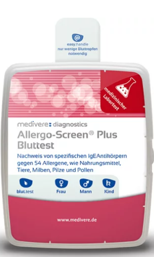 Allergietest für Zuhause | Nahrungsmittel- Tier- & Pollenallergien