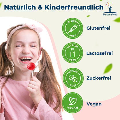 Musana Halsbonbon für Kinder – Salbei & Kamille - Zuckerfrei