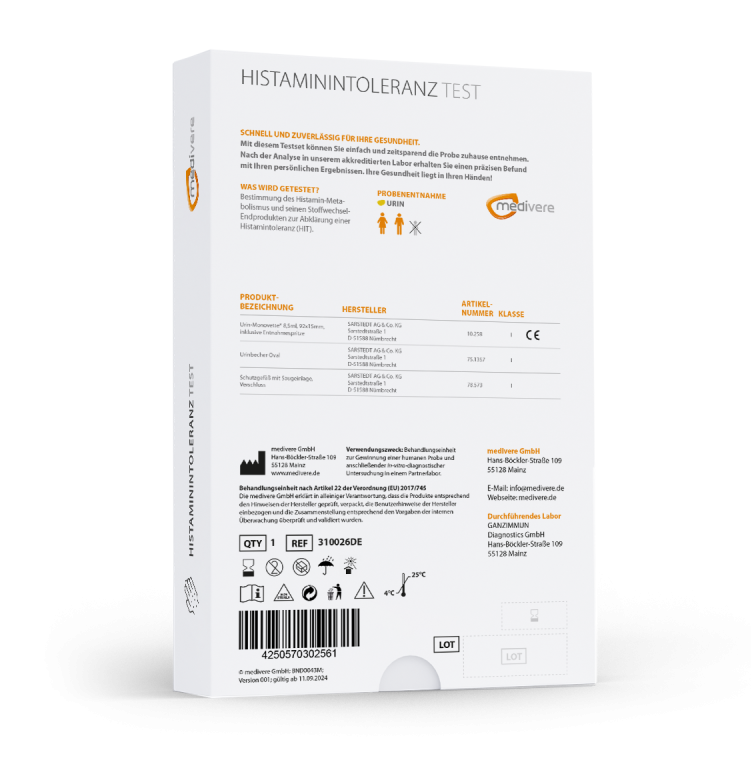 Histaminintoleranz Test