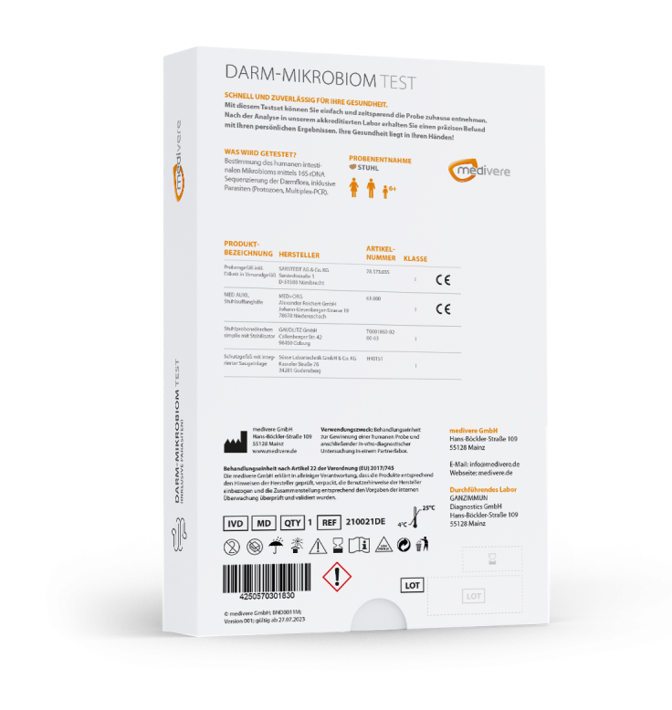 Darm-Mikrobiom Stuhltest Basis